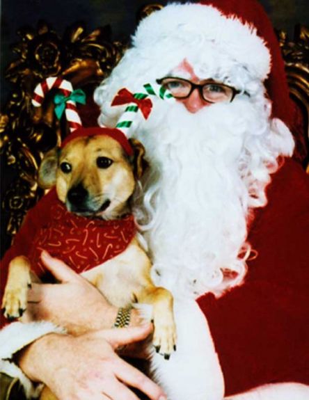 Her first Santa photo! 2002